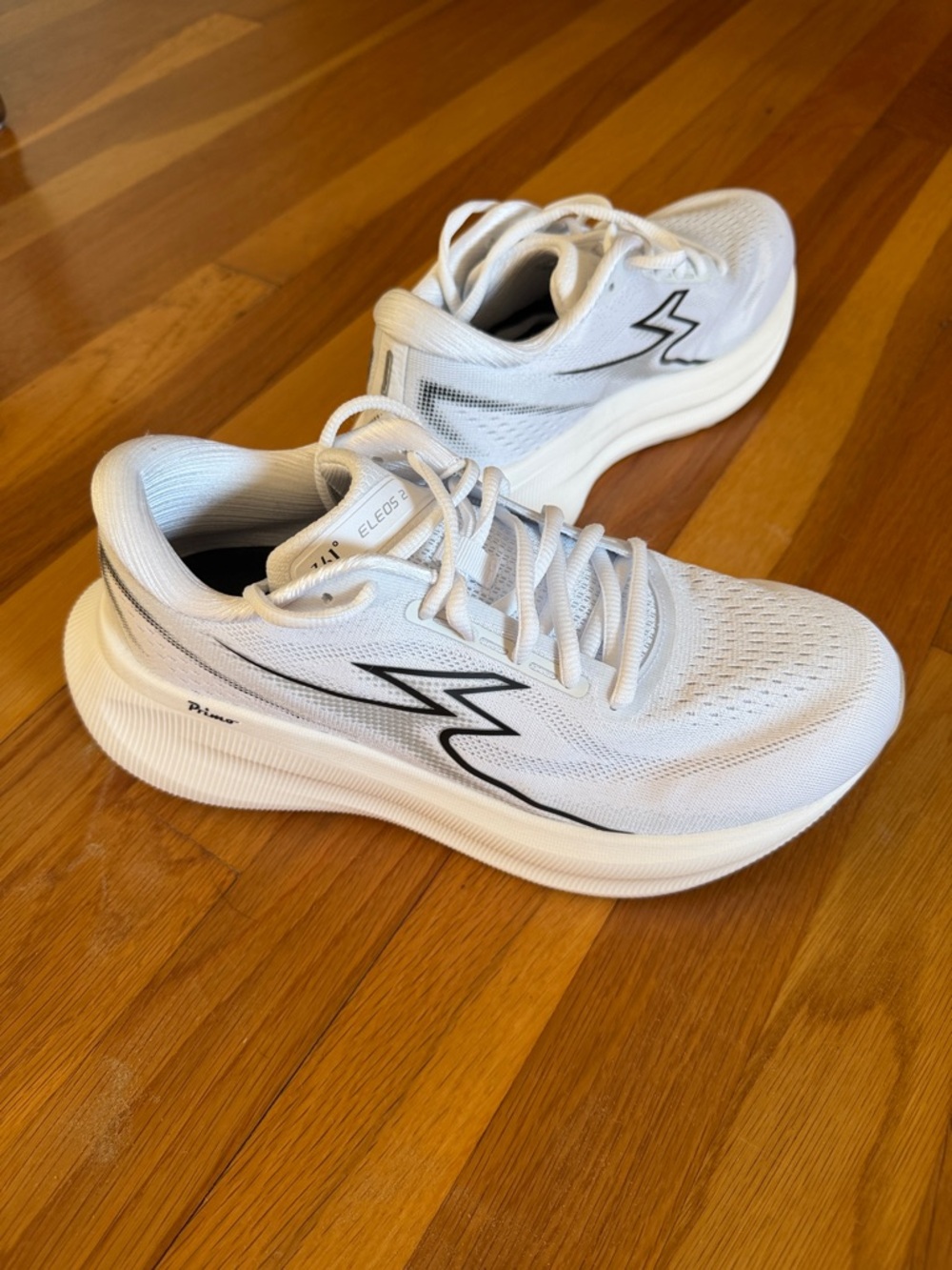Brand New White Women's 361 Degrees Eleos 2 Athletic Running Shoes - primo white - Picture 2 of 9